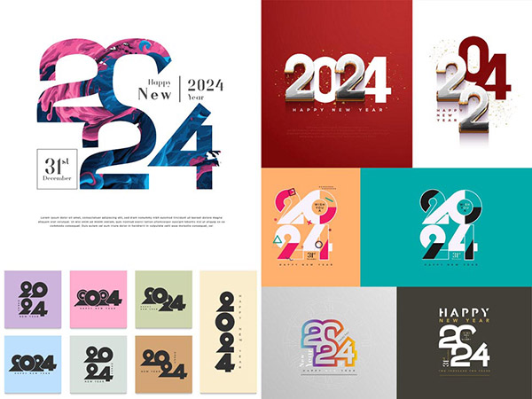 2024新年字体设计